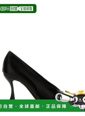 BALMAIN 女士高跟鞋 DN1UA031LNAP0PA SS2024 黑色 SCARPE CON TA