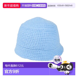 1h可退 潮奢 J.W. Anderson 男士 帽子 blue蓝色 舒适时尚针织帽