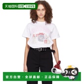 甘尼 女士 Animals 1h可退 白色 GANNI Print 潮奢 恤 A1050