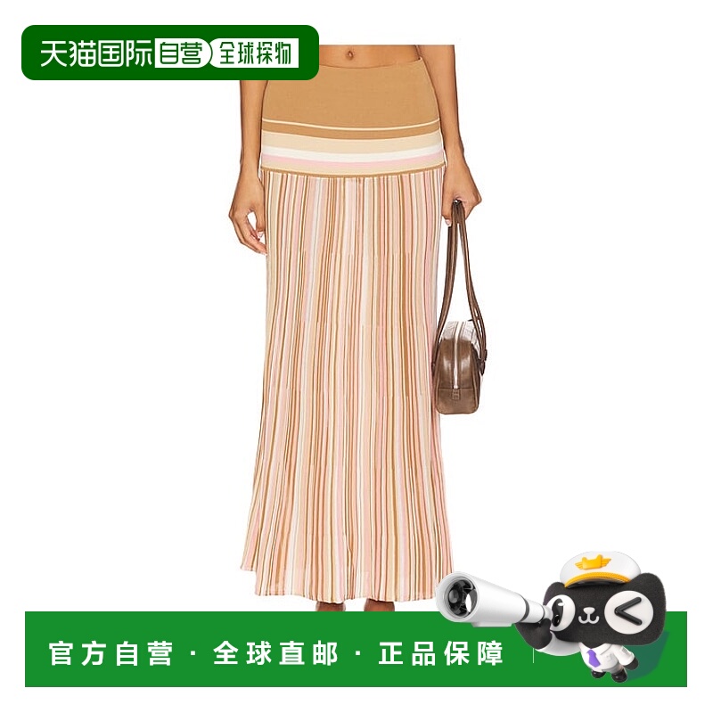 1h可退 潮奢 FAITHFULL THE BRAND 女士 Citara 半身裙 FFK270PPS