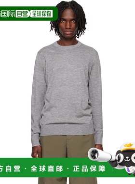 1h可退 潮奢 Guest in Residence 男士 灰色 Airy True Crew 毛衣