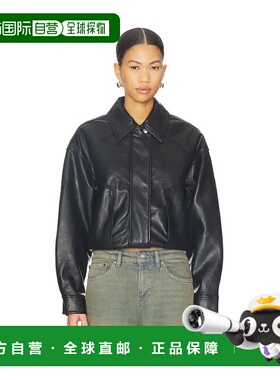 1h可退 潮奢 Free People 自由人 女士 x Farley 仿皮短夹克 OB23