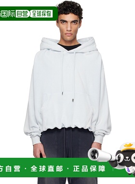 1h可退 潮奢 R13 男士 蓝色 Balloon Popover 连帽衫 R13MK215001