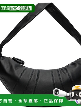 1h可退 潮奢 Lemaire 男士 黑色大号 Croissant 单肩包 BG0000LL0