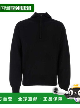 BURBERRY 男士卫衣 8075887A1189 AW2023 黑色 Wool sweatshirt b