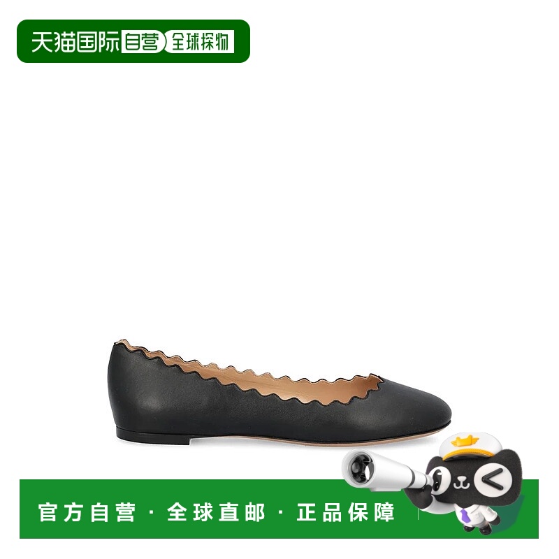 1h可退 CHLOÉ 女士芭蕾乐福鞋 CHC16A16075001AI25 AW2025 黑色