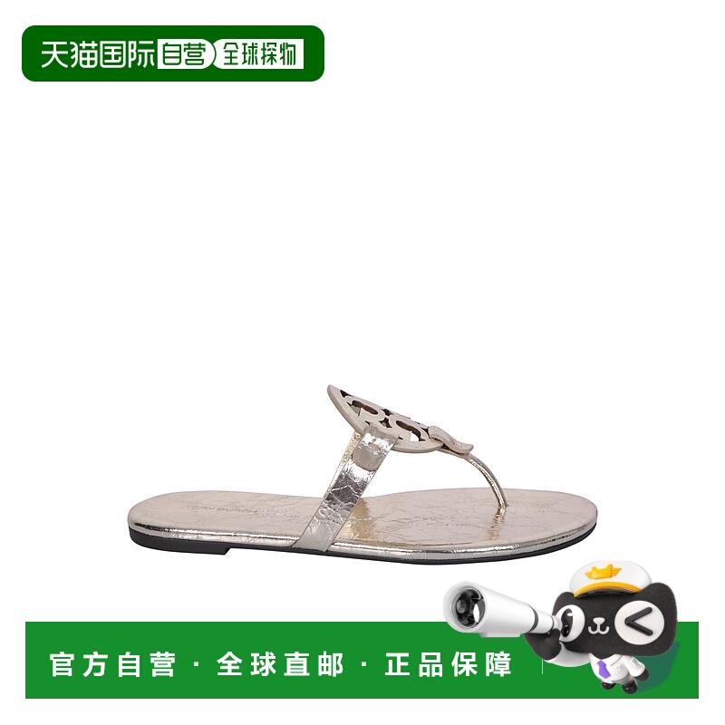 1h可退 TORY BURCH 女士凉鞋 90590723METALLIC SS2025 银色