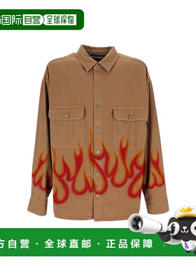 PALM ANGELS 男士衬衫 PMGA121F22FAB0016125 AW2022