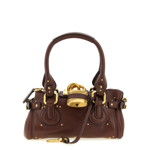 香港直邮CHLOÉ 女士手提包 CH26SS805P7527M SS2026 棕色 'Paddin