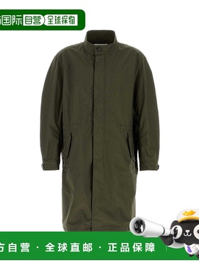 GIVENCHY 男士大衣 BM01D1164Z305 AW2025 绿色 Parka with logo