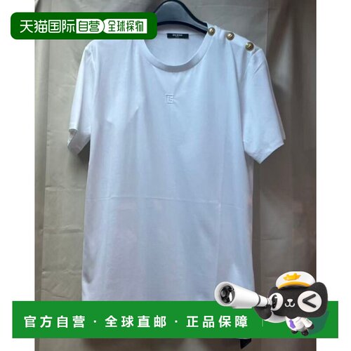 BALMAIN 男童T恤 BX8P21Z3186100OR SS2025 蓝色 短袖T恤