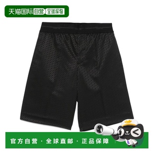 LANG SS2025 男士 O10HM205A3P 黑色 短裤 HELMUT