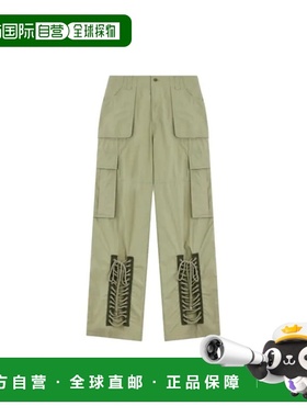 WE11DONE 男士休闲裤 WDPT324278MKK AW2024 花色 腰带环工装裤