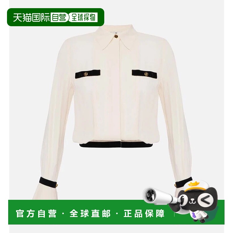 ELISABETTA FRANCHI女士衬衫CA13157E2EF1MILKNERO