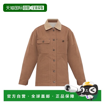 1h可退 ISABEL MARANT 女士夹克 VE0540FAC3G02ICOGNAC AW2025