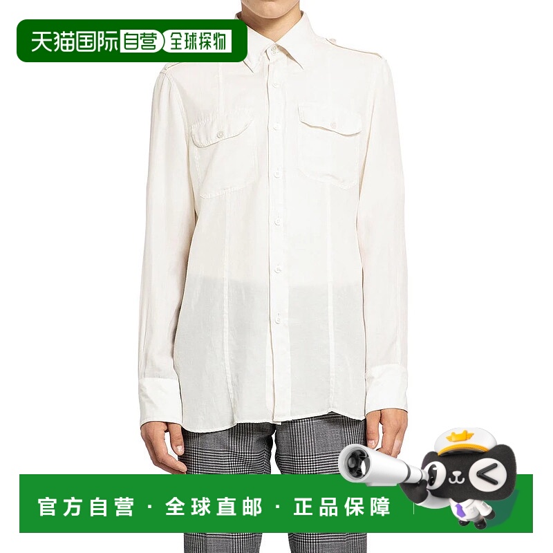 1h可退 TOM FORD 男士衬衫 HME004FMC145F24AW004 SS2025