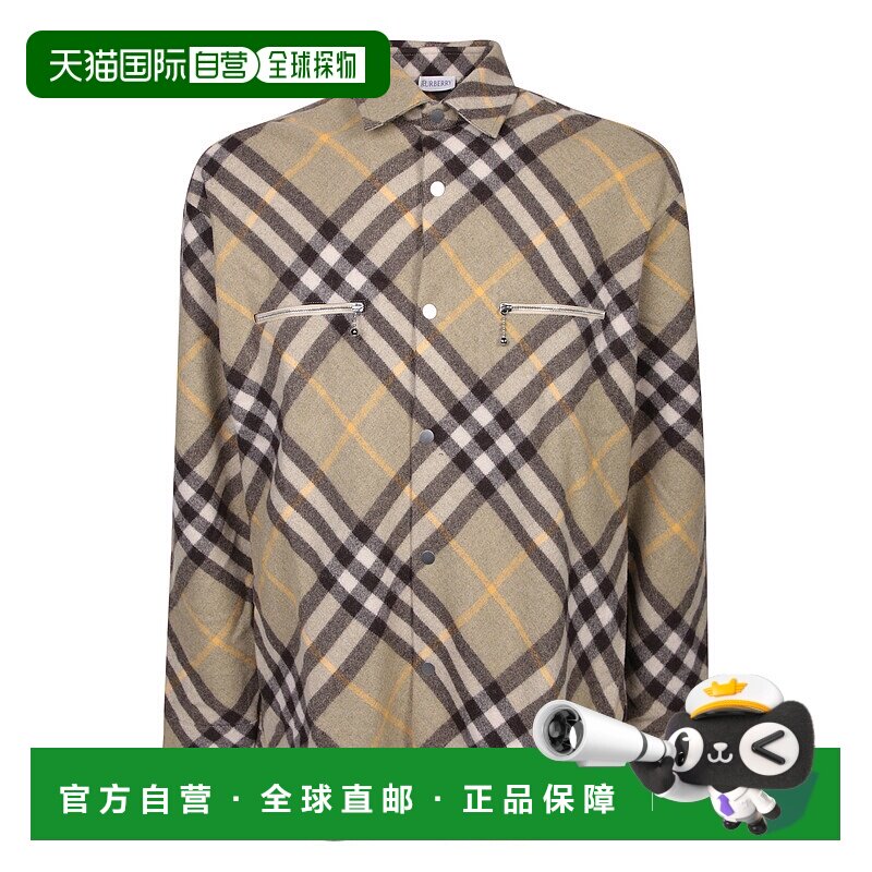 BURBERRY 男士衬衫 8076470B7363BEIGE AW2023 花色