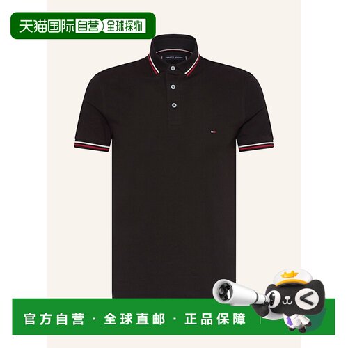 TOMMY HILFIGER 男士T恤 100161665013000 CO 黑色
