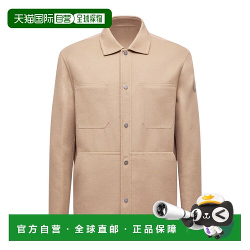 1h可退 奢淘 Moncler Tagnit 双面羊毛衬衫夹克 男 K20911G000115