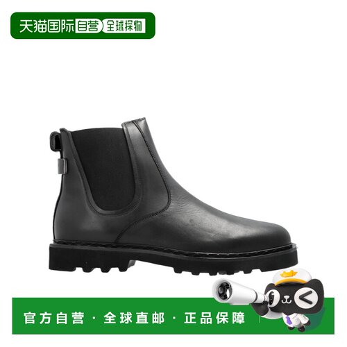 ALL SAINTS 男士靴子 M025FDBLACK AW2026 黑色 Skiff踝靴男靴