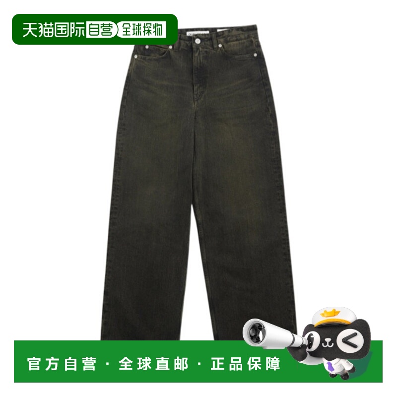 1h可退 OUR LEGACY 女士休闲裤 W2255FBS SS2025 军绿色 腰带环牛