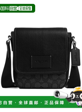COACH 男士斜挎包 CAT13SVO1U SS2025 黑色 Lucas 斜挎包