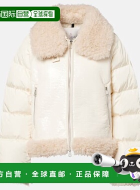 潮奢 Moncler 盟可睐 女士 Rubrouk teddy-trimmed 羽绒夹克