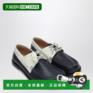 罗意威 女士 白 潮奢 LLSCS08X 海军蓝 LOEWE 船鞋 1h可退 CAMPO