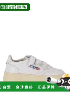 AUTRY 男童运动鞋 KILKFF03 SS2026 白色 KIDSTRIPES LOW KID LEA