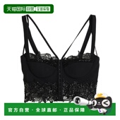 潮奢 舒适时尚 versace 女士 1h可退 black黑色 范思哲 上衣