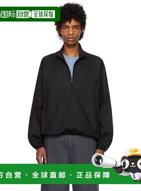 1h可退 潮奢 LE 17 SEPTEMBRE 男士 黑色 Re-Nylon 套头夹克 LH25