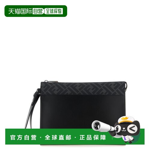 FENDI 男士手拿包 7VA491AJF0F0GXN AW2025 黑色