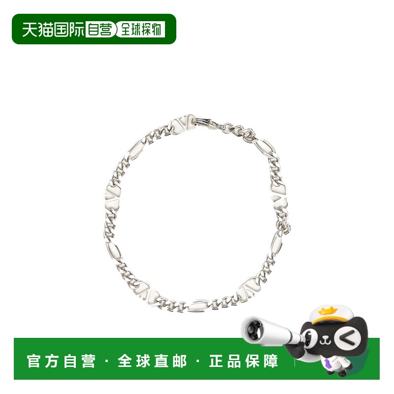 1h可退 VALENTINO 男士项链 YJ0AM0METRG6 AW2025 银色 链式手链