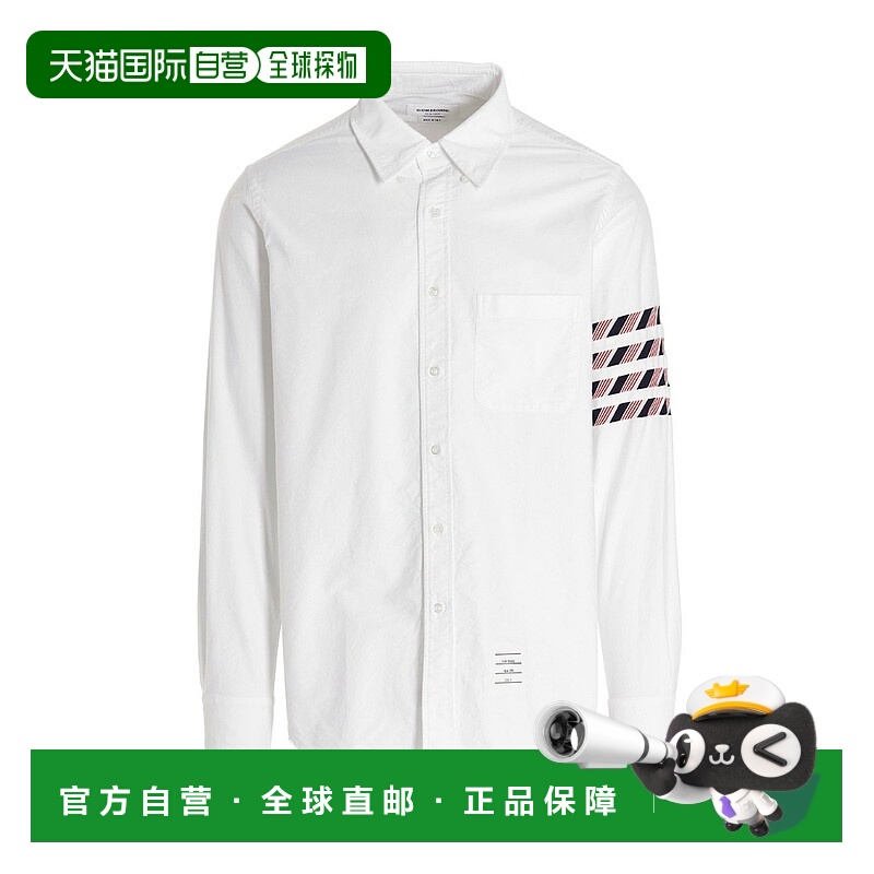 1h可退 THOM BROWNE 男士衬衫 MWL374D06177100 SS2024 白色