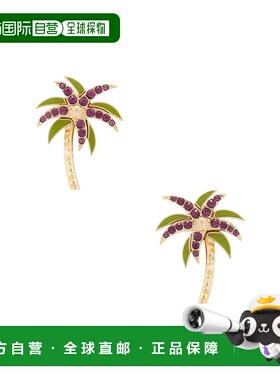 1h可退 潮奢 versace 范思哲 女士 Palm 耳环 10189571A04195