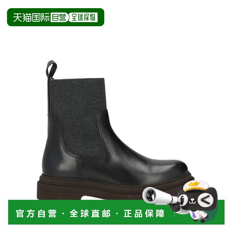 Brunello Cucinelli 布内罗 古奇拉利 女士 脚踝靴厚底鞋短靴女靴