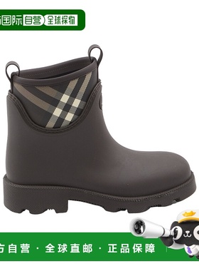 BURBERRY 女士靴子 81147321 AW2025 黑色 Marsh Stamp 踝靴