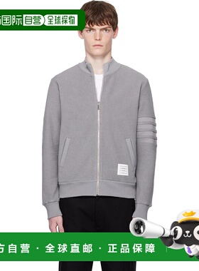 1h可退 潮奢 Thom Browne 汤姆 布朗 男士 灰色 Reverse Loopback