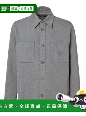 FENDI 男士衬衫 FW1410AW1AF0RTU SS2026 灰色 GO-TO FADED DENIM