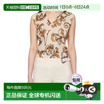 VERSACE JEANS 女士背心吊带 E78HAFM06ECMN45E003WHITE