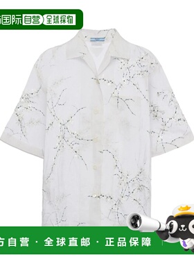 PRADA 女士衬衫 P433BRS18214KFF0009BIANCO SS2025