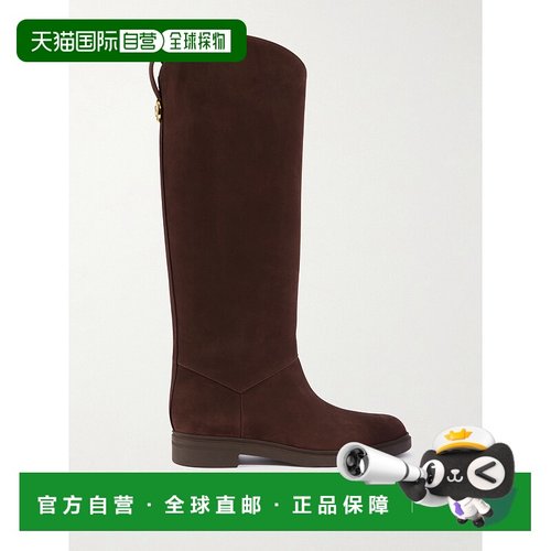 1h可退 潮奢 Loro Piana 诺悠翩雅 女士 Kilda 牛巴革及膝靴子 FA