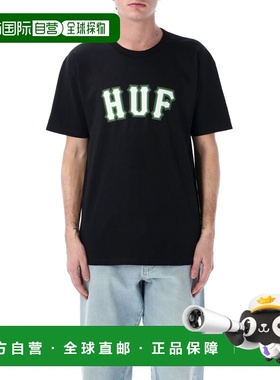 HUF 男士T恤 TS02401BLACK SS2025 黑色