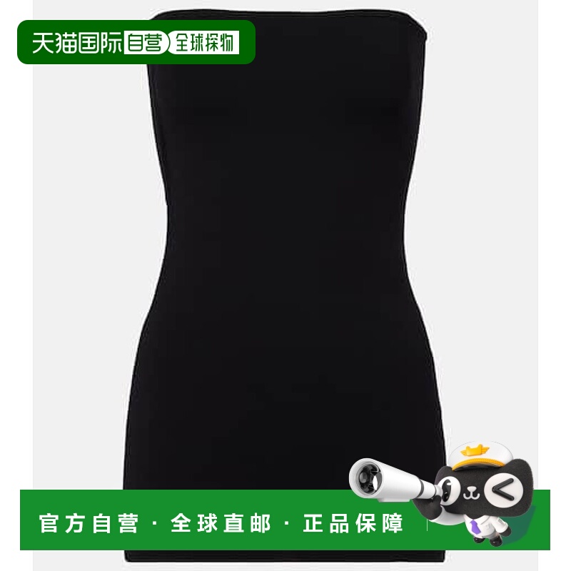 1h可退 潮奢 TOTÊME 女士 针织直筒抹胸背心 black黑色 舒适时尚
