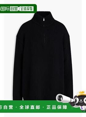 1h可退 潮奢 THEORY 希尔瑞 女士 羊毛羊绒混纺半拉链毛衣 O10117