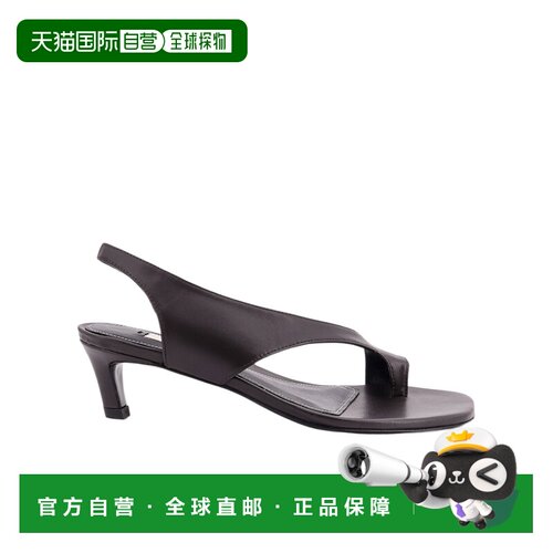 TOTEME 女士高跟鞋 252WAS0201LE0131273 SS2025 黑色凉鞋单鞋