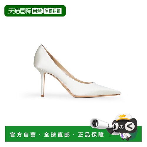 JIMMY CHOO 女士高跟鞋 LOVE85SATIVORY AW2025 白色