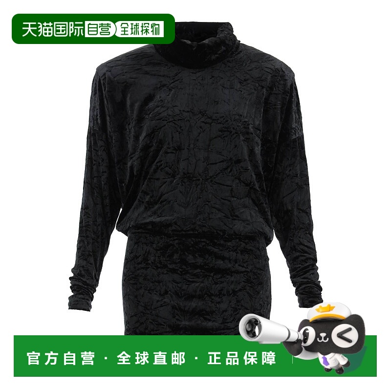 SAINT LAURENT 女士T恤 718581Y5F611000 CO 黑色