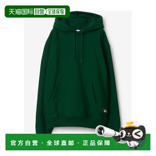 男士 绿色 针织毛衣 AW2024 徽标连帽卫衣 80812201 BURBERRY