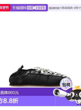 GANNI 女士运动鞋 B104001410708099 SS2026 黑色 Lace-up baller
